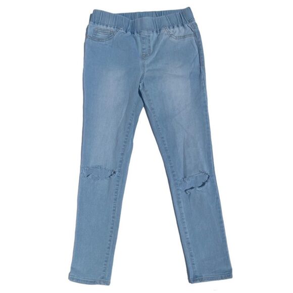 🔥4/$25 Cat & Jack Light Wash Denim Jegging - Picture 1 of 9